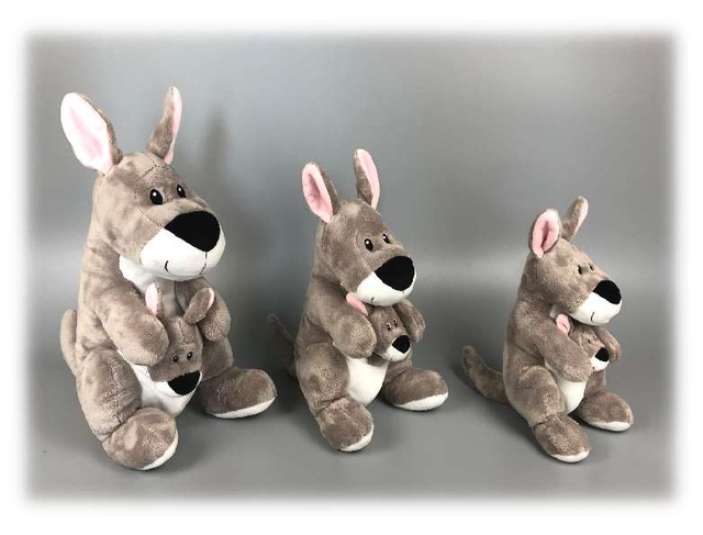 Wholesale Kangaroo Plush Toys Stuffed Animals Soft Toys Custom Logo