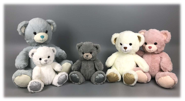 New Arrival Custom Wholesale Seven Colors Teddy Bear With Bow Soft Stuffed Animals Plush Bear