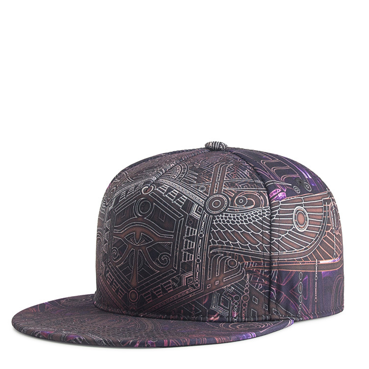 Printing Sports Hip Hop 5 Panel Outdoor Polyester Men Women Snapback Hat Cap