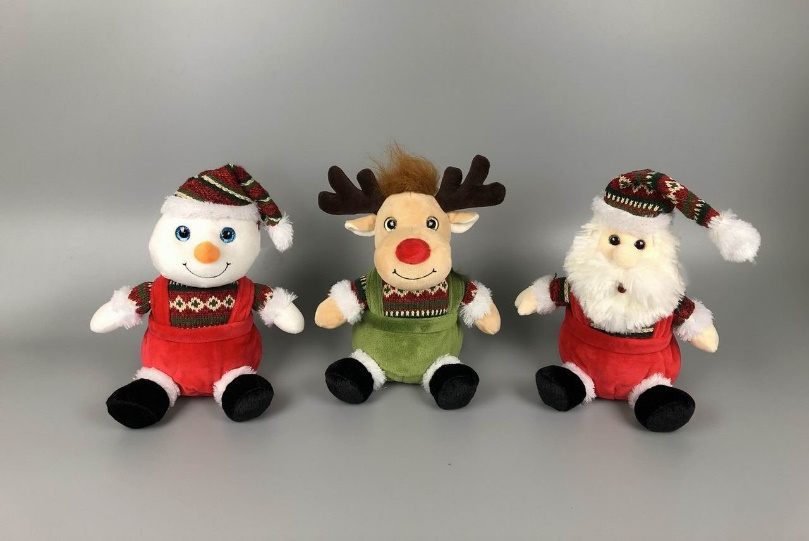 Stuffed Santa Claus Plush Toy Custom Christmas Santa Stuffed Plush Toy