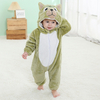 Hooded Flannel Rompers Boys Cat Winter Jumpsuits Cosplay Girl Baby Halloween Costume