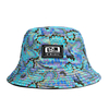 Unisex Colorful Custom Logo tie dye Bucket Hats Reversible Bucket Hats