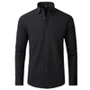 2023 Wholesale Men's shirt Non-ironing anti-wrinkle stretch business thin long sleeve shirt for men