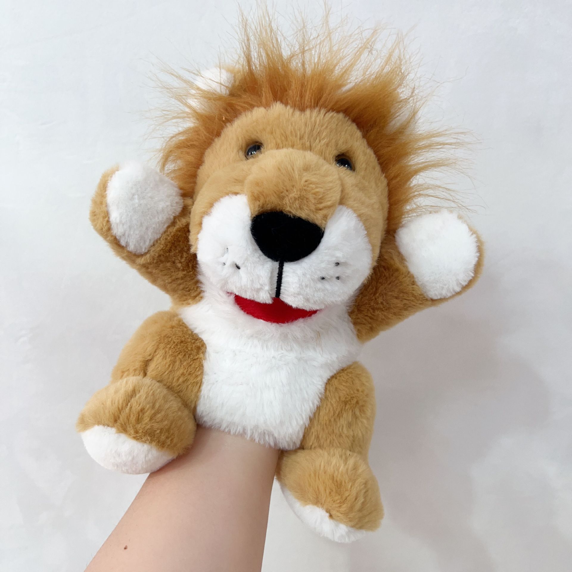 2023 High Quality Creative Animal Hand Puppet Plush Toys Stuffed Animals Story Toys