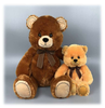 Teddy Bear Stuffed Animal Cute Teddy Cuddly Plush Toy Gift for Kids Baby Shower Decoration Brown