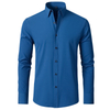 2023 Wholesale Men's shirt Non-ironing anti-wrinkle stretch business thin long sleeve shirt for men