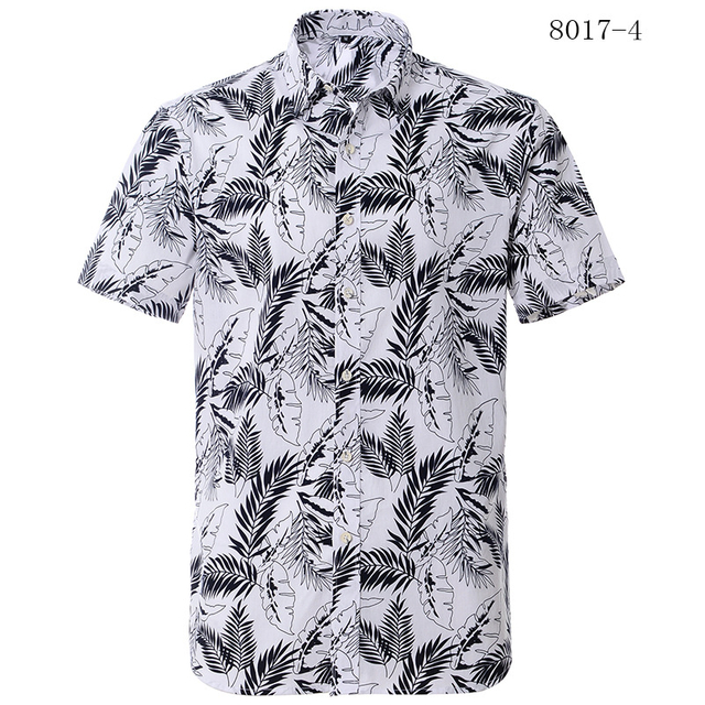 Fashionable Classic Printed Casual Shirts Hot Sale Amazon Foreign Trade Men's Shirts 