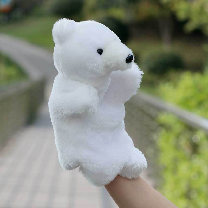 Custom Animal Finger Bear Puppet Child Educational Toy Hand Puppet