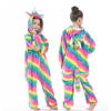 Children Animal Unicorn Onesie Costume Girl Flannel Sleepwear pajamas For Girls