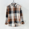 Men Shirts 2022 Casual Style Summer 100% Linen Long Sleeve Plaid Comfortable Men Shirts